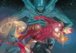 Aliens vs. Avengers comic cover