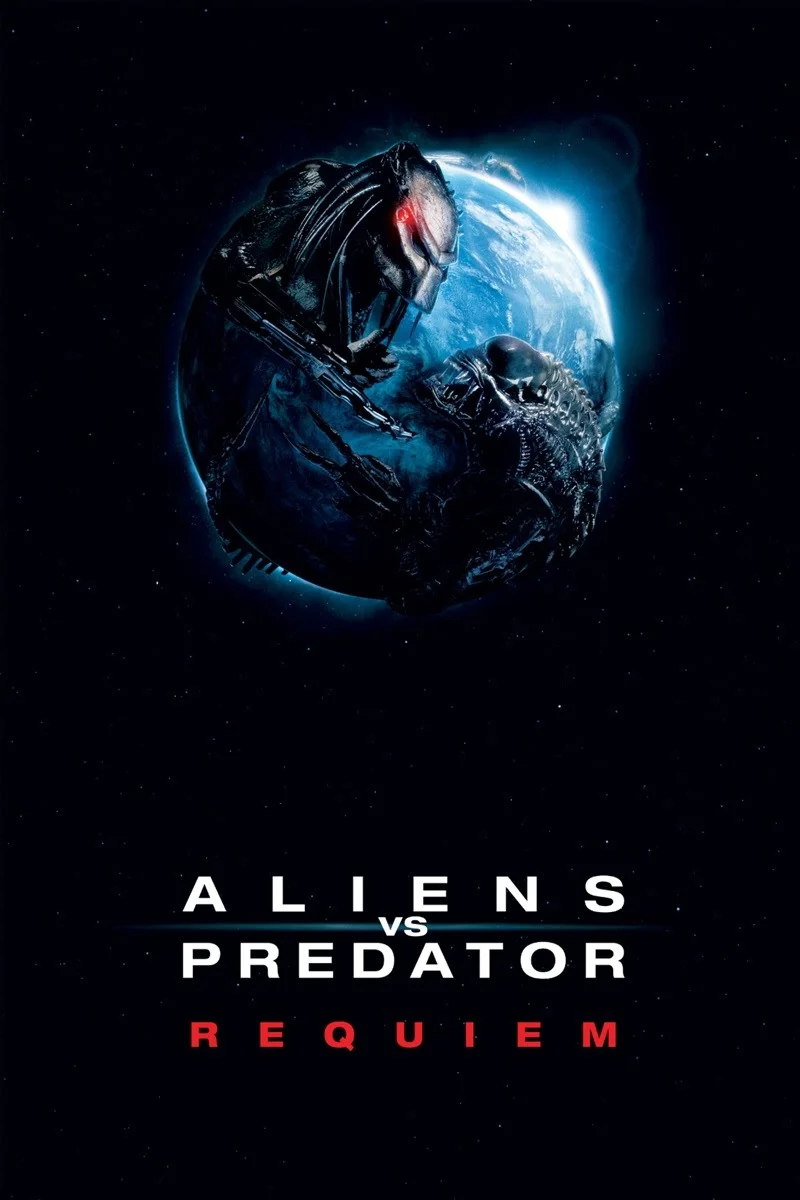 Aliens vs. Predator Requiem movie poster featuring a Predator and Xenomorph
