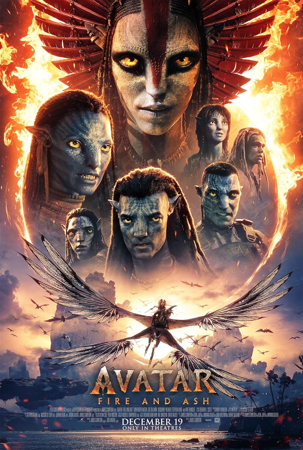 Avatar Fire And Ash movie poster