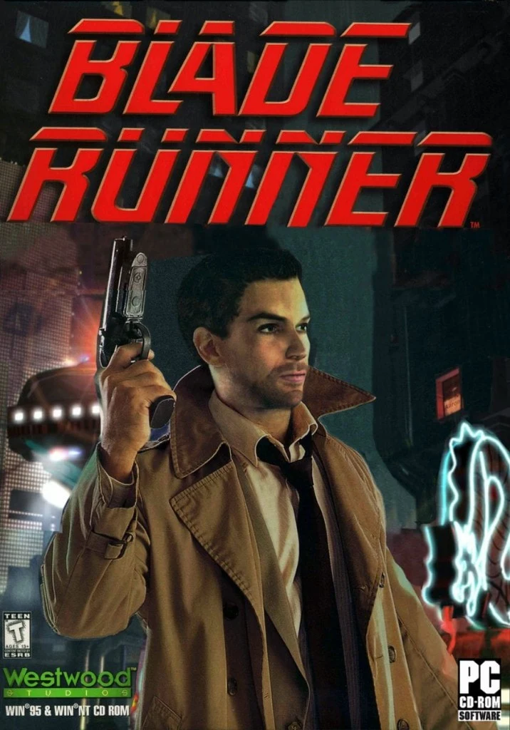 Blade Runner 1997 Windows cover with Ray McCoy