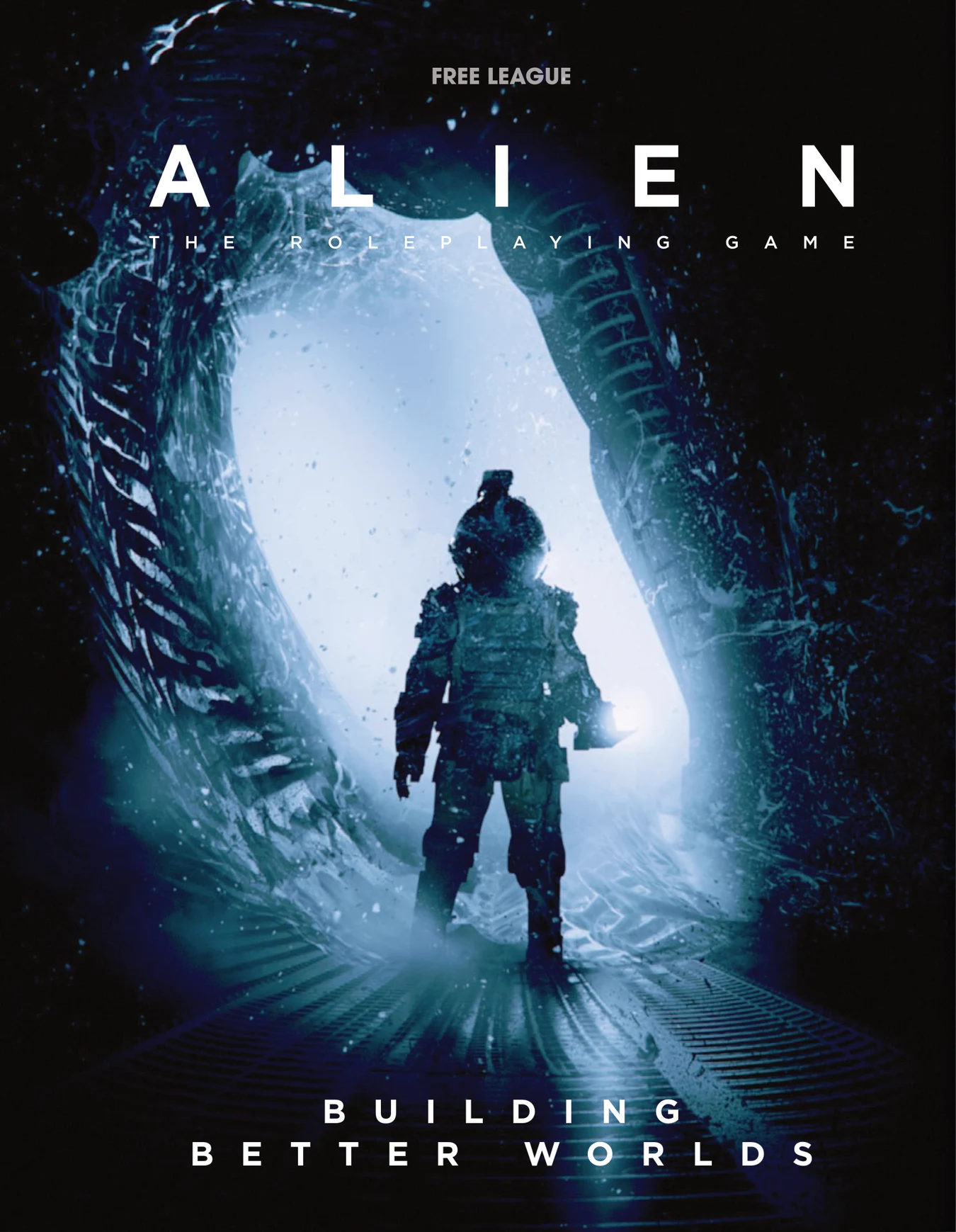 Building Better Worlds cover, a colonist silhouetted in a ring of light
