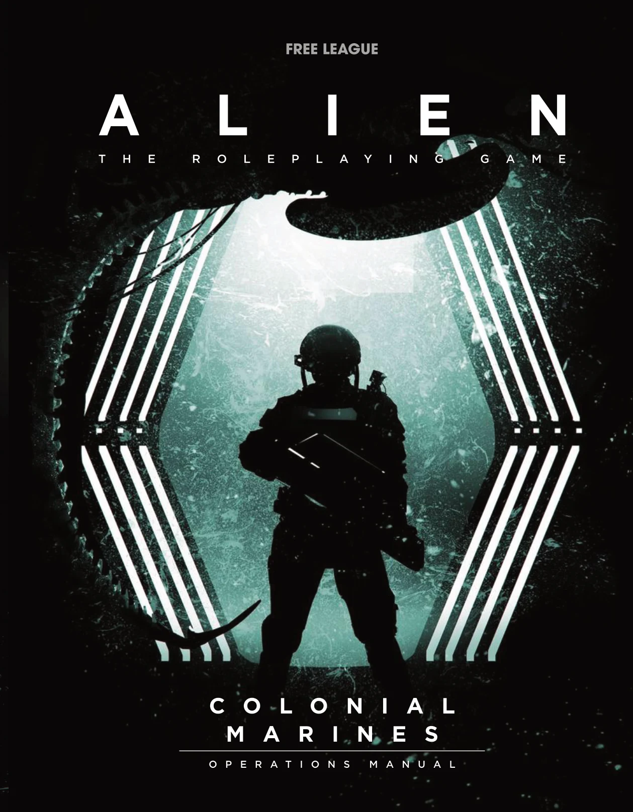 Colonial Marines Operations Manual cover, Free League 2021