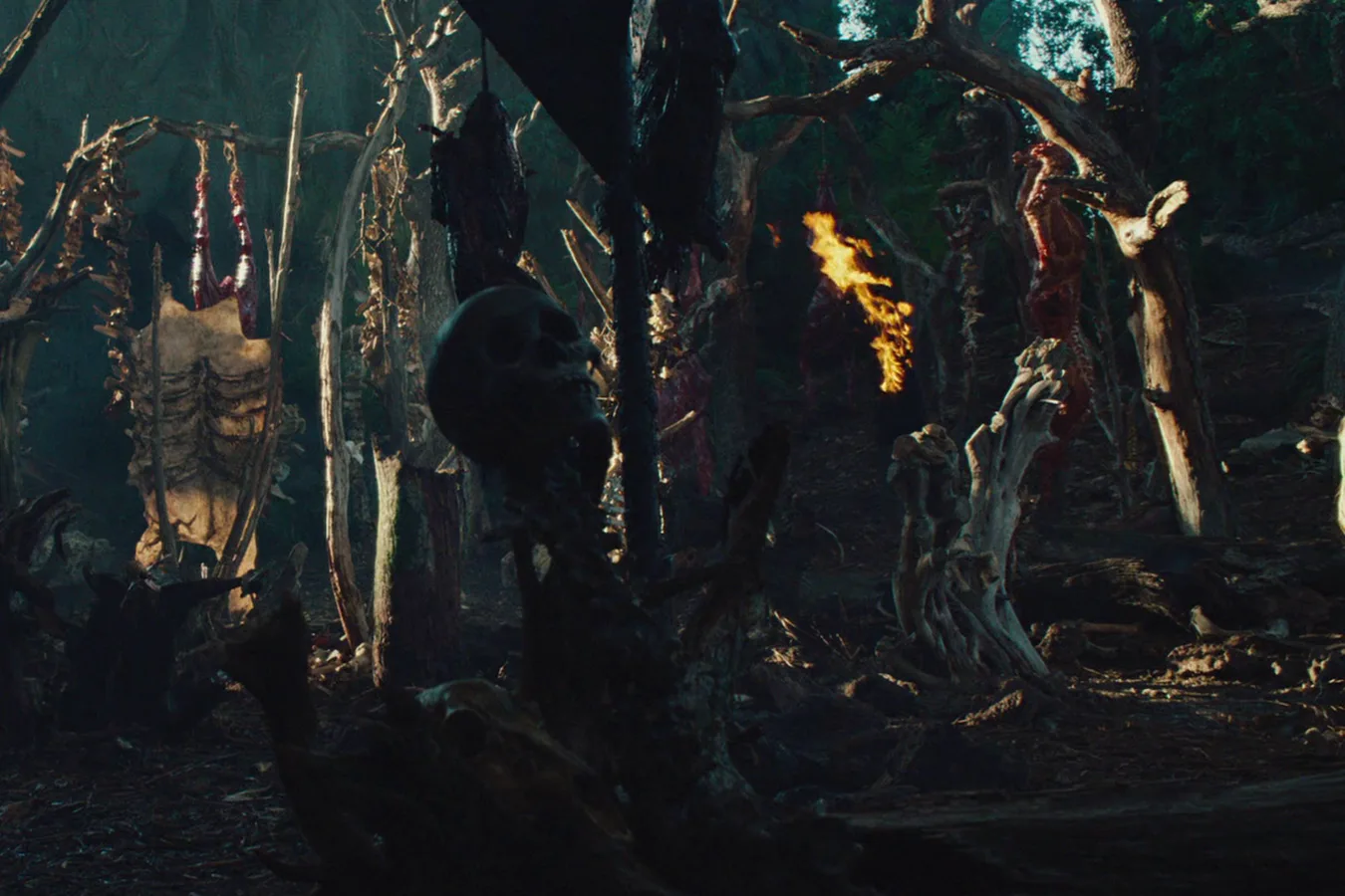 Royce and other killers dropped onto the Game Preserve Planet in Predators (2010)