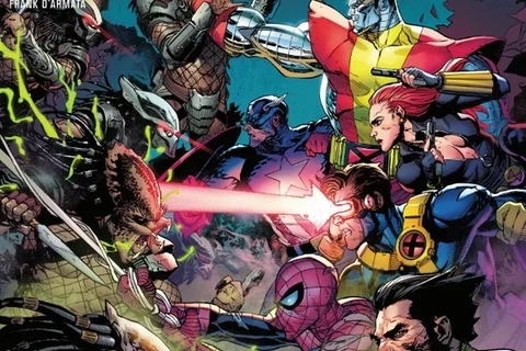 Predator Kills the Marvel Universe comic cover