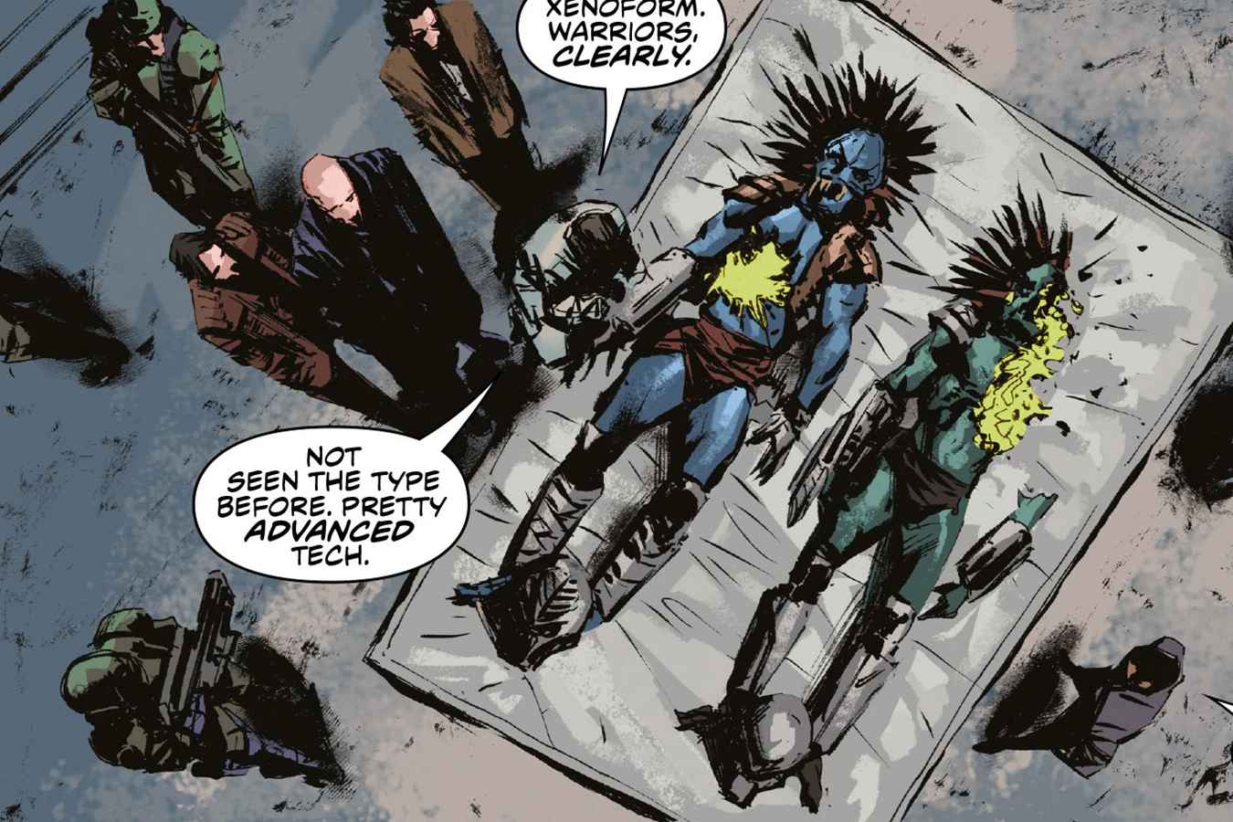 Dead hunters on LV-797 as Lorimer presses Paget to seize the ship