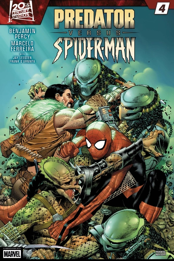 Predator vs. Spider-Man comic cover
