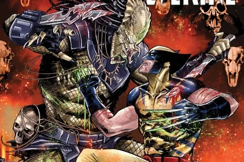 Predator vs. Wolverine comic cover