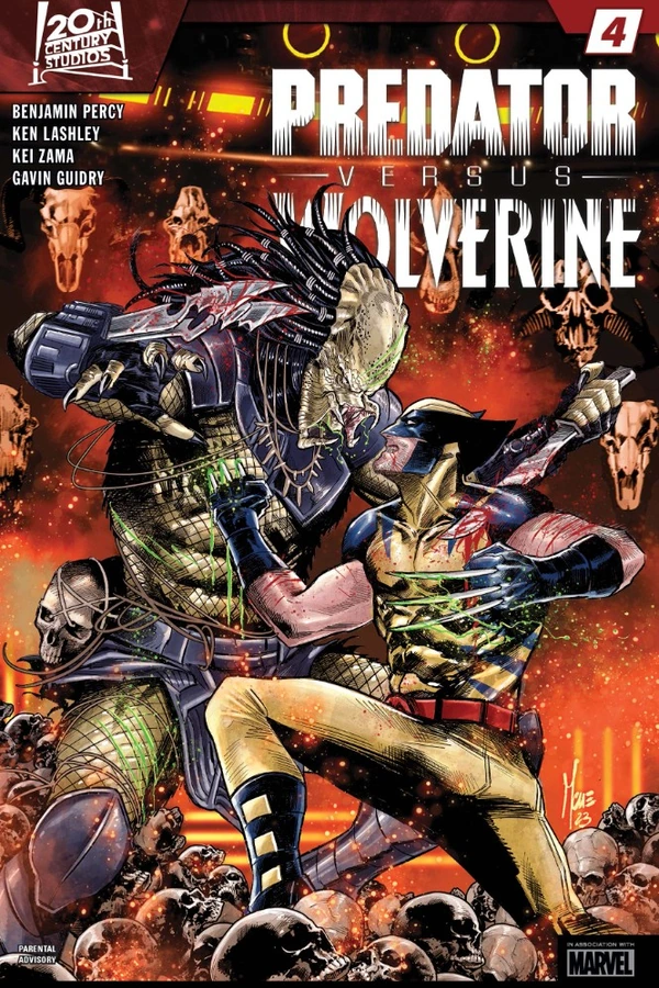 Predator vs. Wolverine comic cover