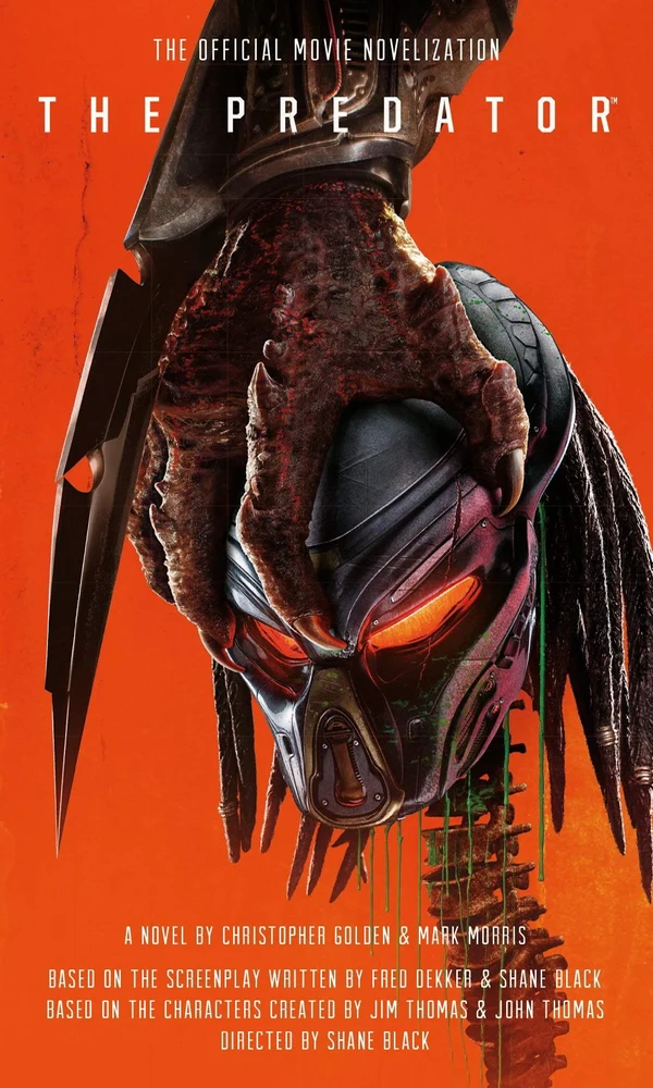 The Predator 2018 novelization cover