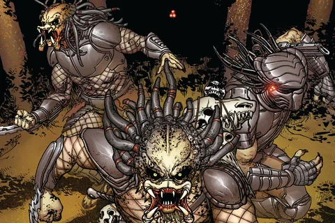 Predator: The Preserve Marvel comic cover art
