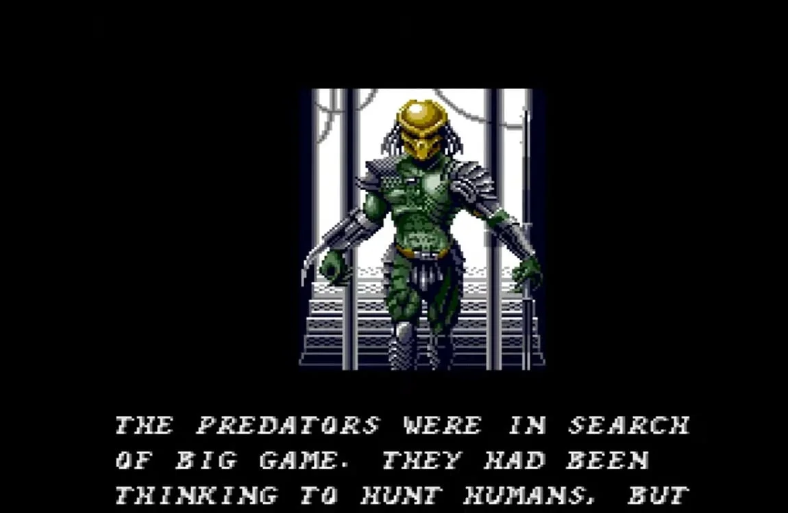 The main Predator from Aliens vs. Predator SNES
