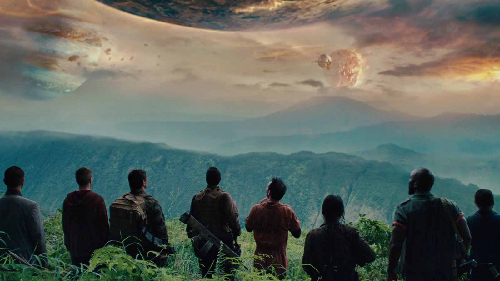 The clearing that shows the different planets around the Game Preserve