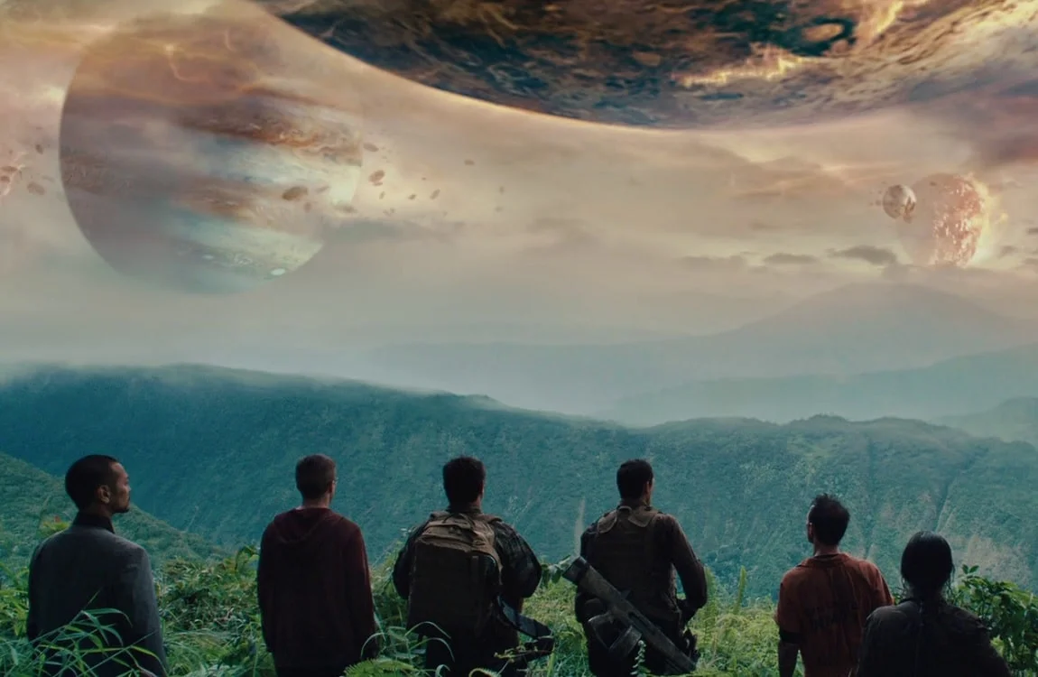 The clearing that shows the different planets around the Game Preserve