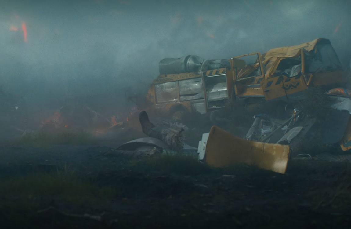 A Weyland-Yutani vehicle on Genna