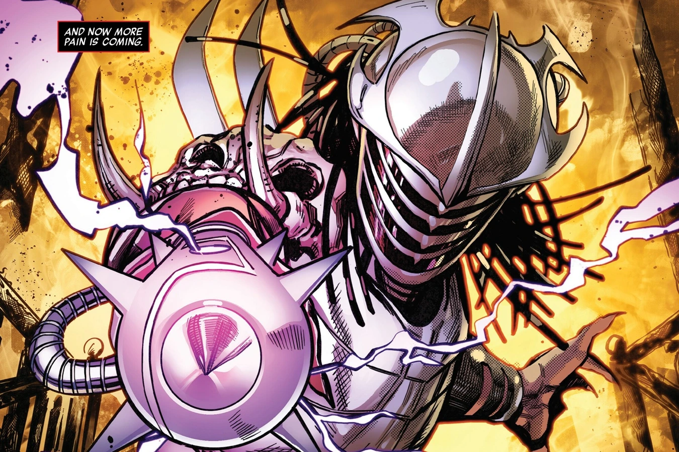 Graveyard Predator wielding his Vibranium mace