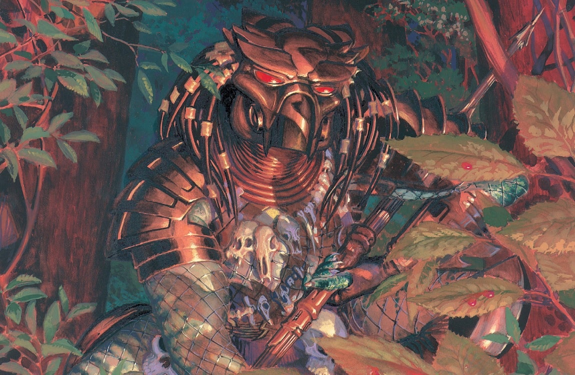 The cover of Predator: 1718 and Predator: Kindred