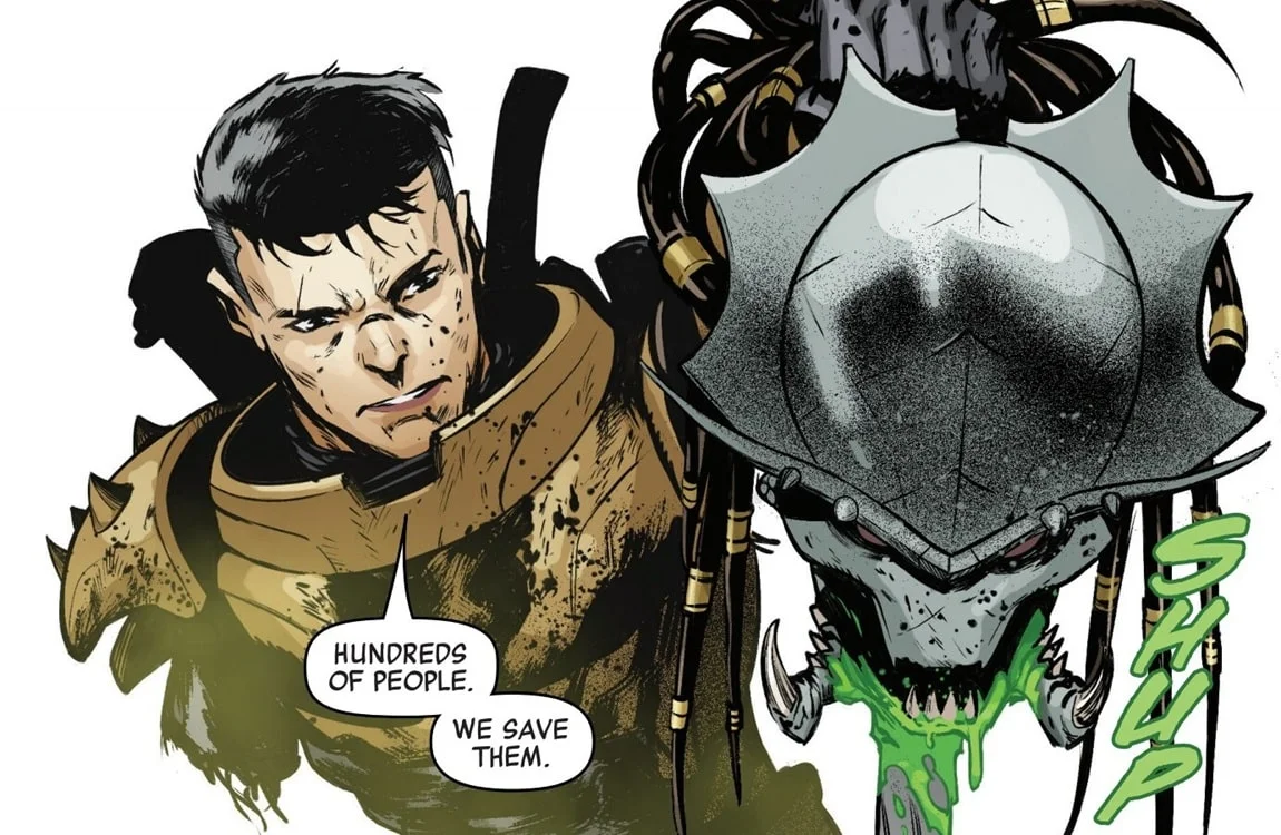 Theta kills a Super Predator in Predator: Final Hunt