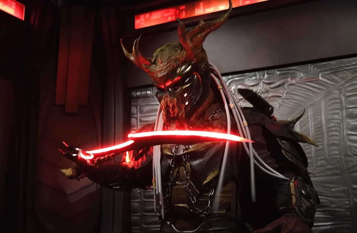 Njohrr, the father of Dek Predator in Predator: Badlands