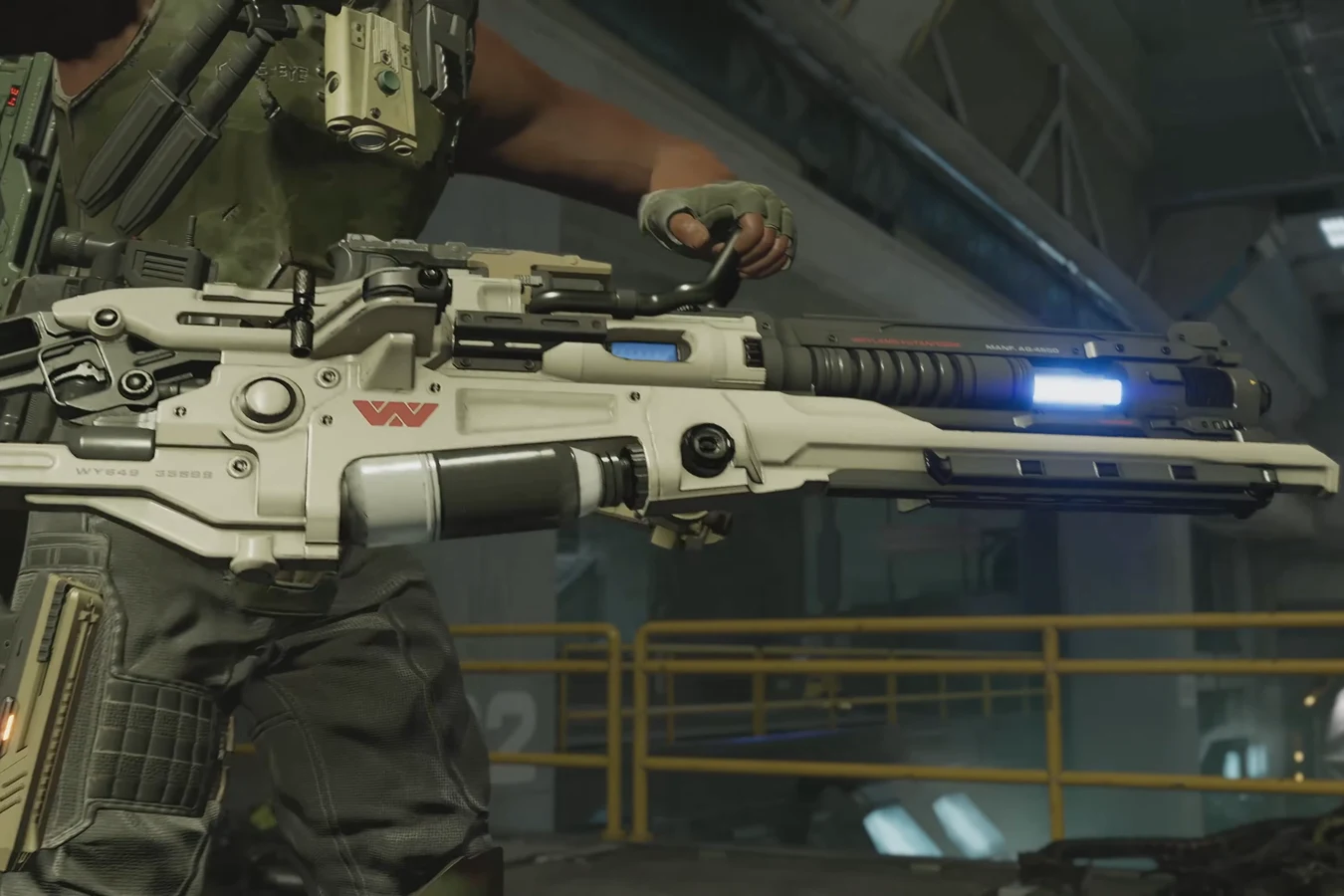 Type 111 Directed Particle Emitter signature weapon for the Hunter class