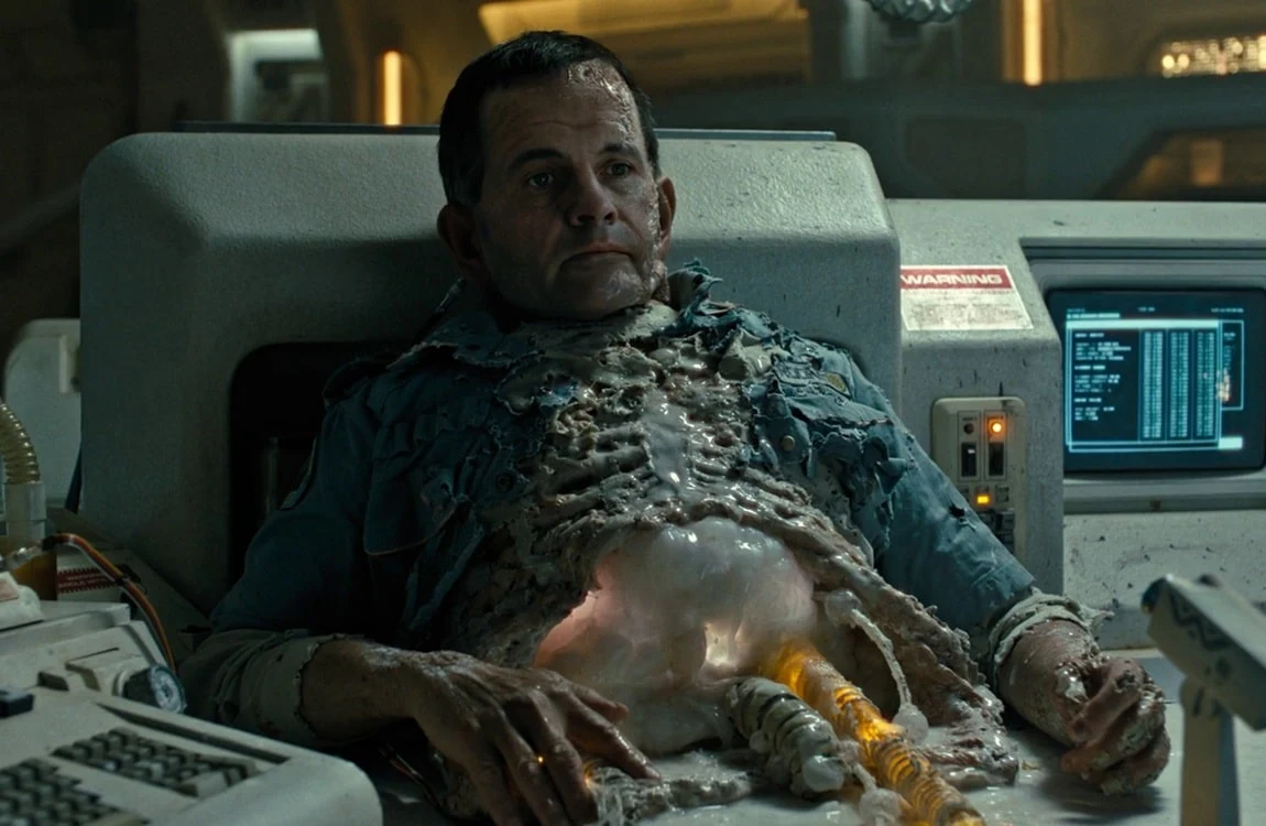 Rook, the damaged science officer on Renaissance Station in Alien: Romulus
