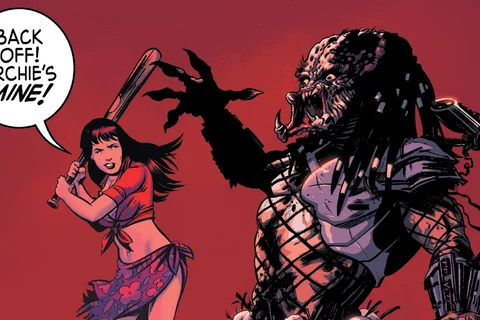 Archie vs. Predator crossover cover art