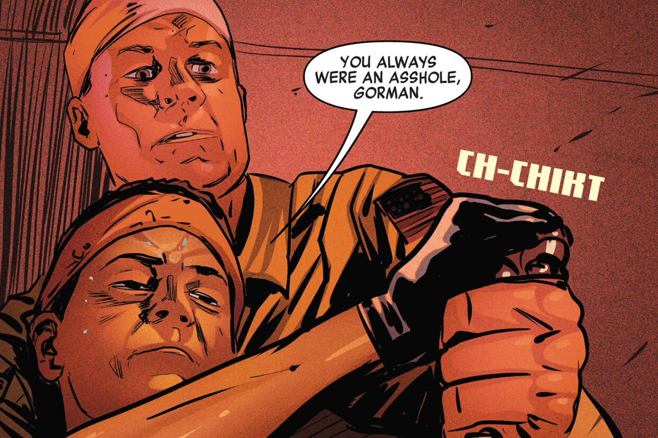 Vasquez and Gorman priming a grenade in Aliens: What If?