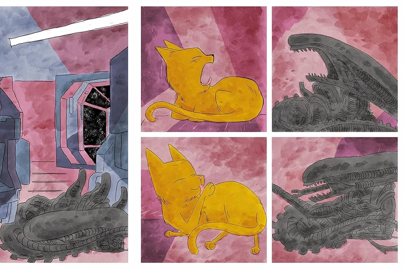 Jones on the cover of Jonesy: Nine Lives on the Nostromo