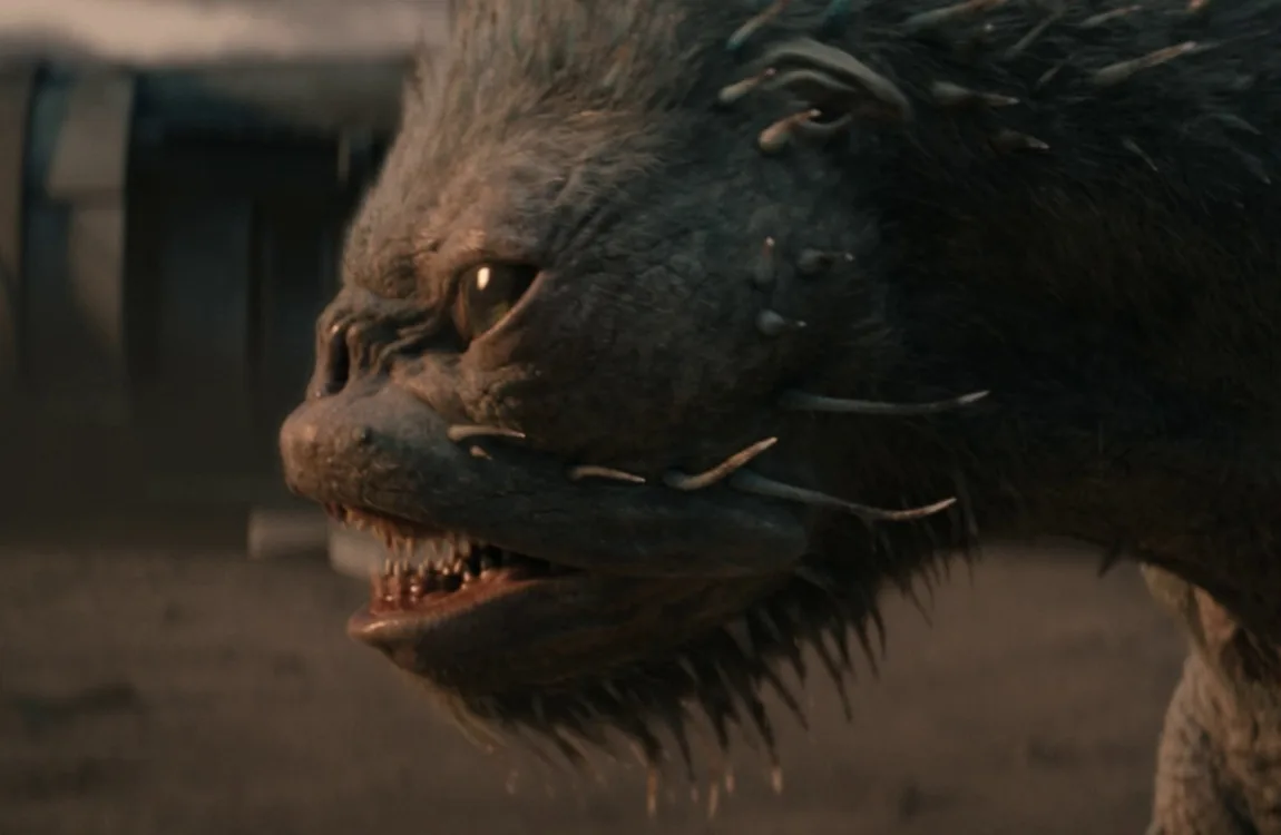 Bud, the offspring of the Kalisk from Predator: Badlands