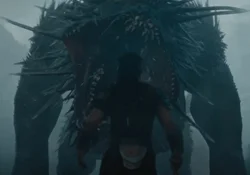 Dek fights the Kalisk in Predator: Badlands