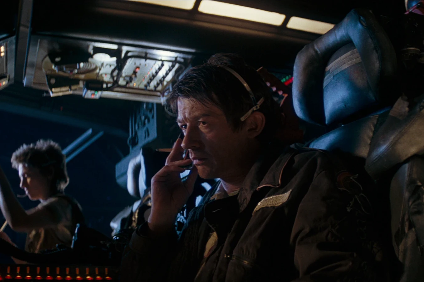 Kane on the Nostromo bridge headset during the landing on LV-426