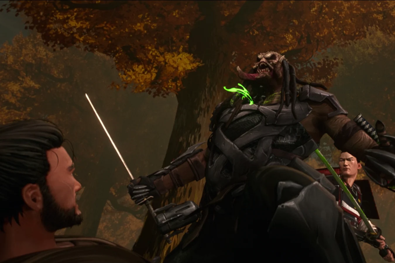 Kenji and Kiyoshi bring down the Oni Predator