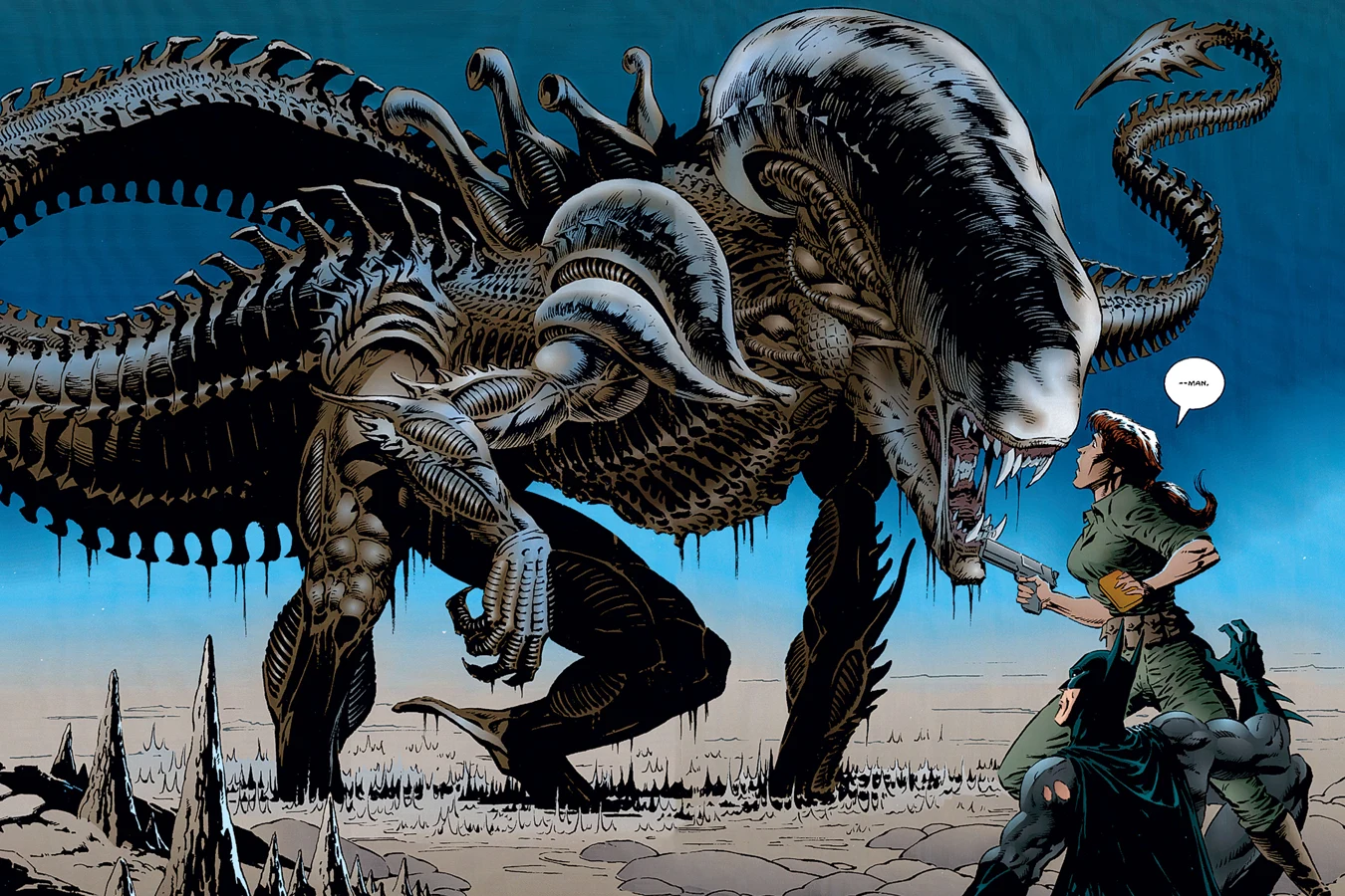 The Crocodile Xenomorph from Batman/Aliens