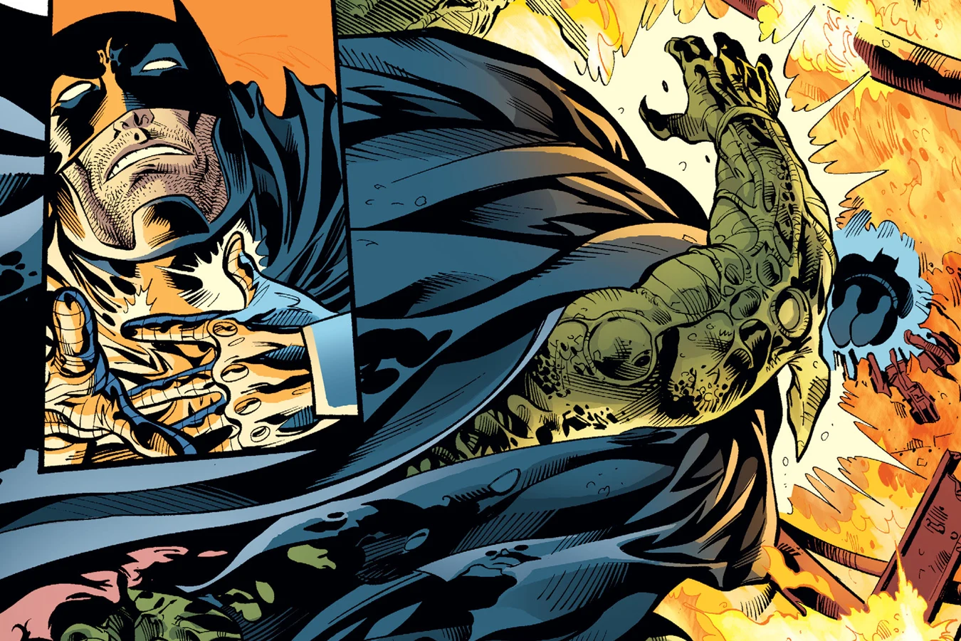 The Killer Croc Xenomorph in combat