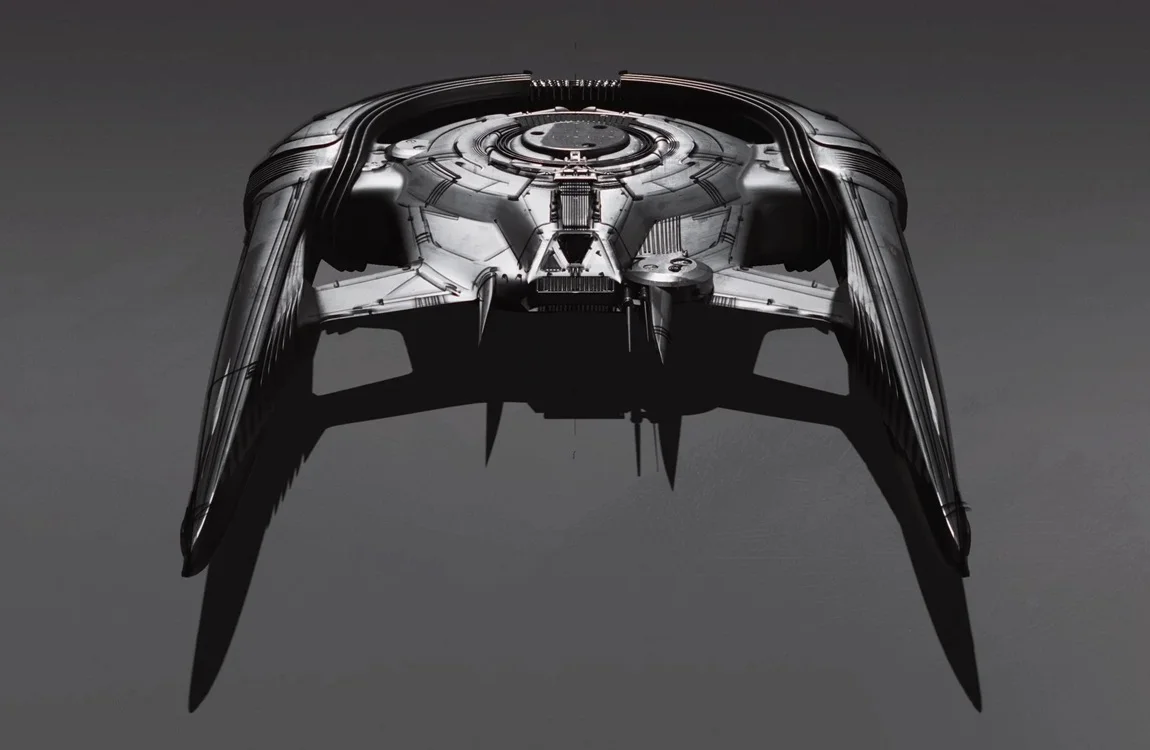 Concept art for Kwei's ship