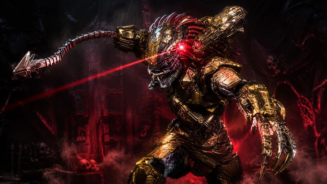 Lasershot Predator with advanced cybernetic weapons