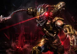 Lasershot Predator with cybernetic enhancements