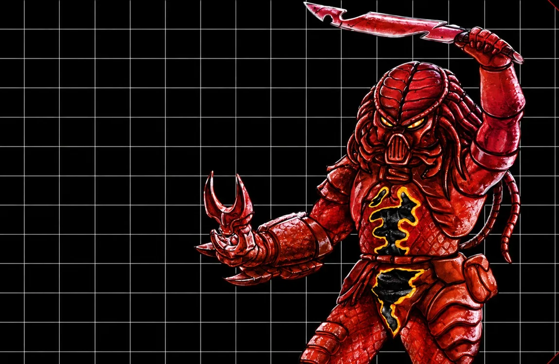 NECA Lava Predator action figure redesign