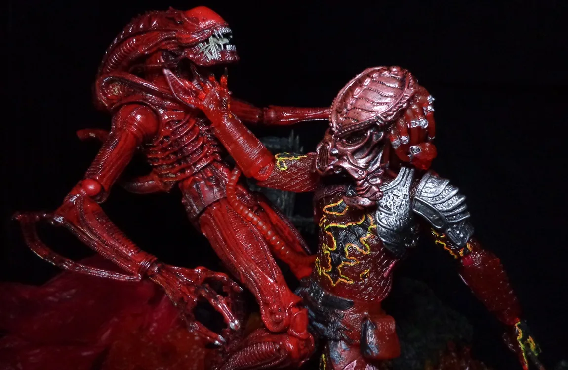 Lava Predator hunting dangerous desert insectoids known as the Vy'drach