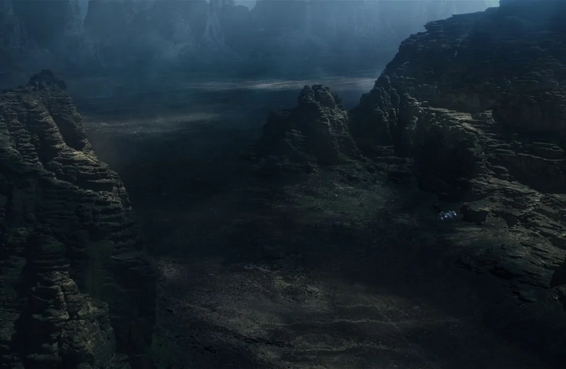 The rocky surface of LV-223 as seen in Prometheus