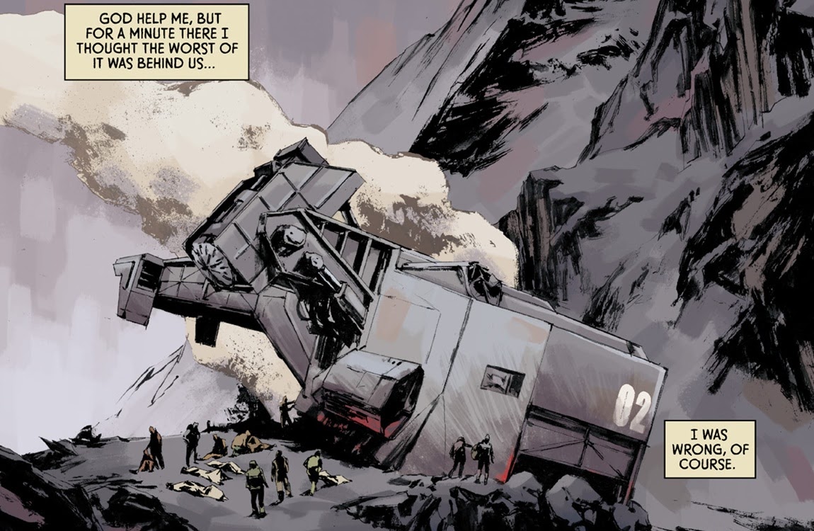 The Onager crash site from Aliens: Fire and Stone