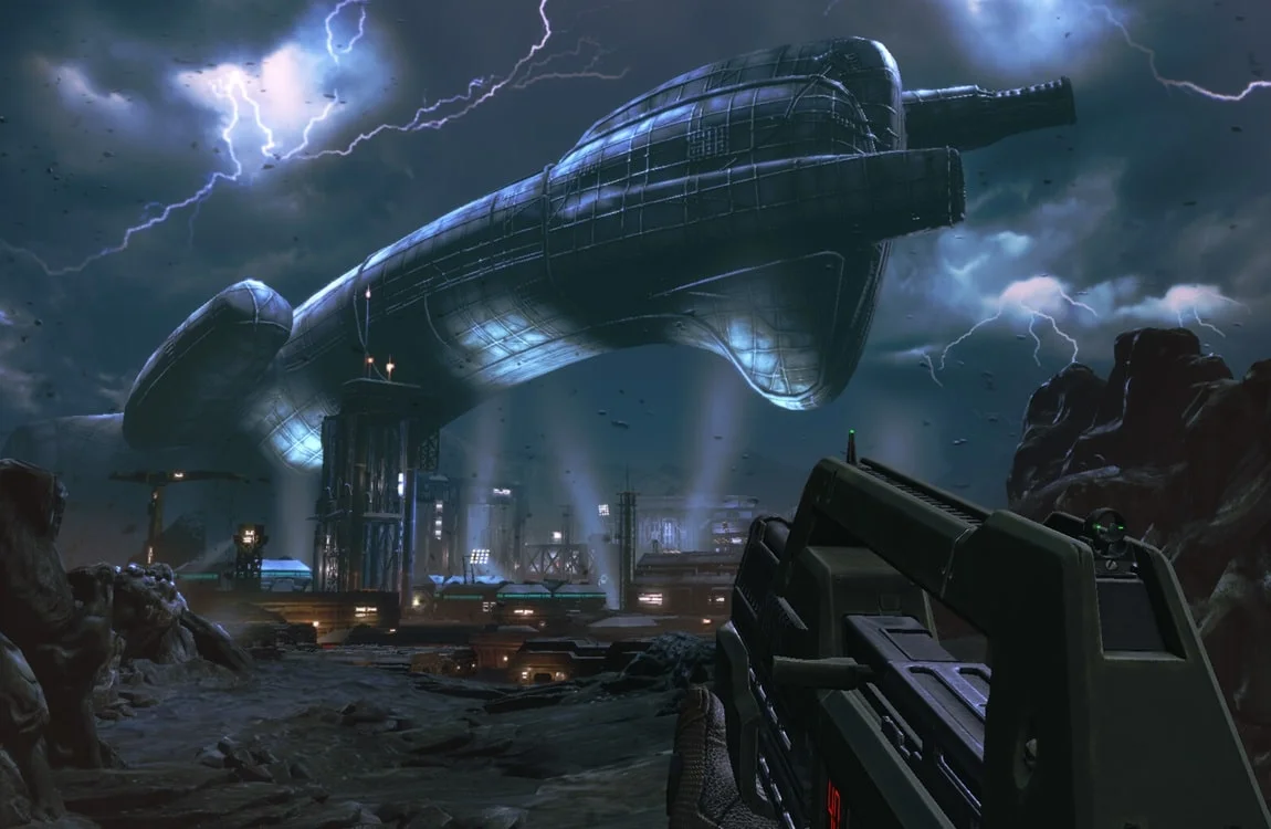 The Derelict Ship Research Base from Aliens: Colonial Marines