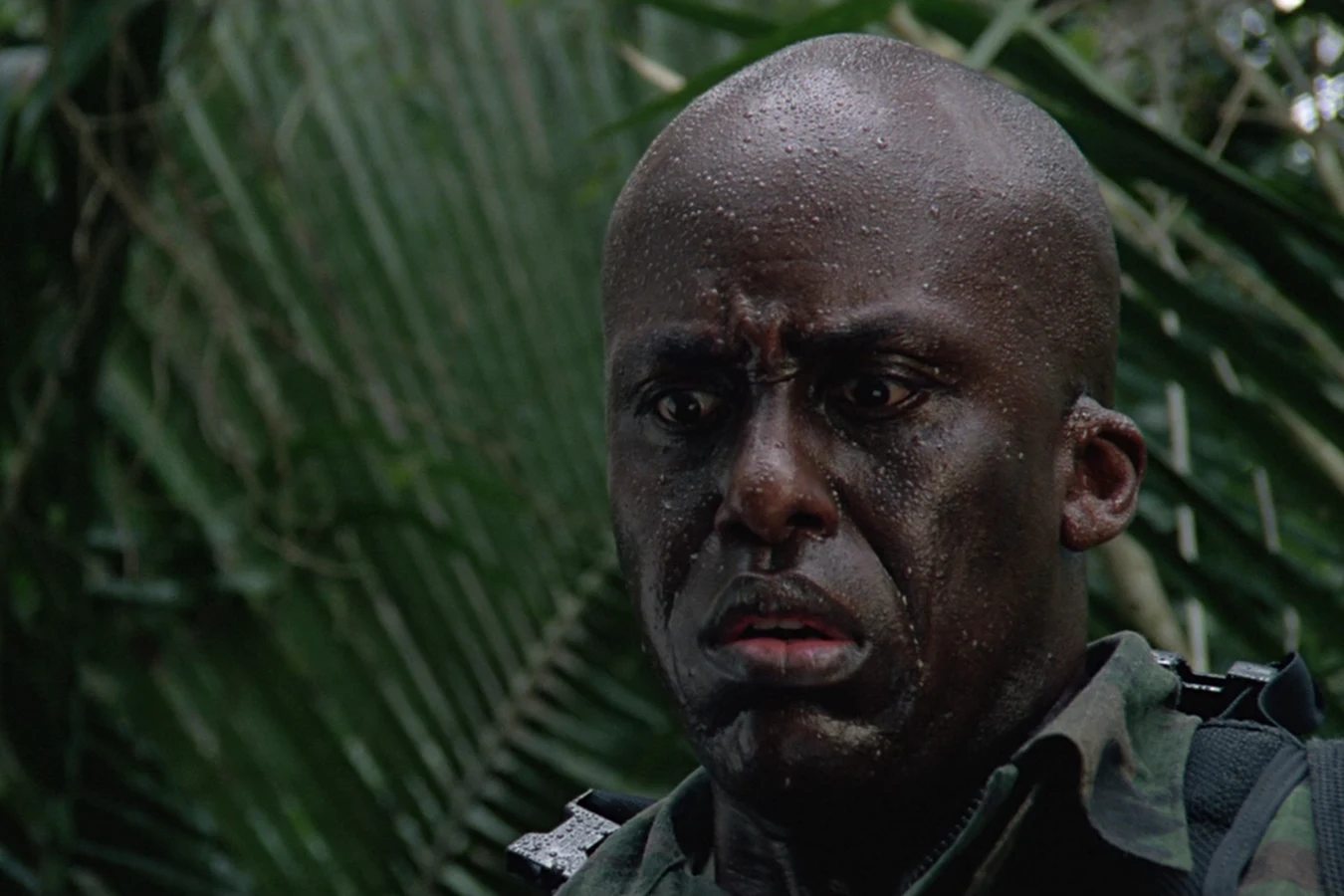 Mac Eliot's shocked reaction after Blain Cooper is killed in Predator