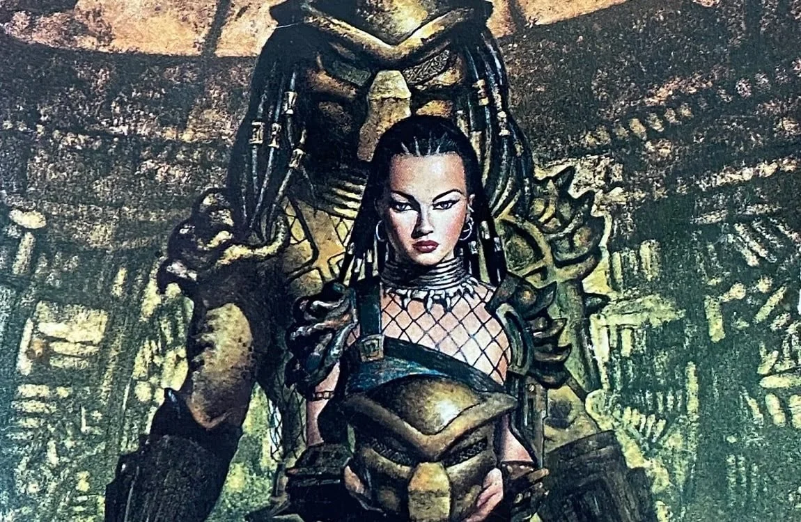 Machiko Noguchi on the cover of Aliens vs. Predator: Hunter's Planet