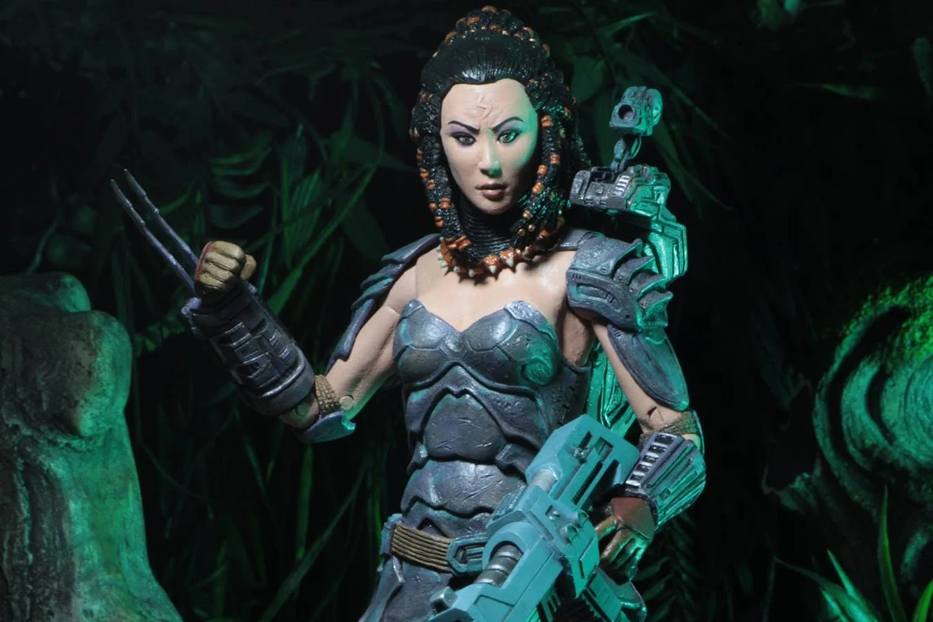 NECA Series 18 Machiko Noguchi action figure in Predator armor