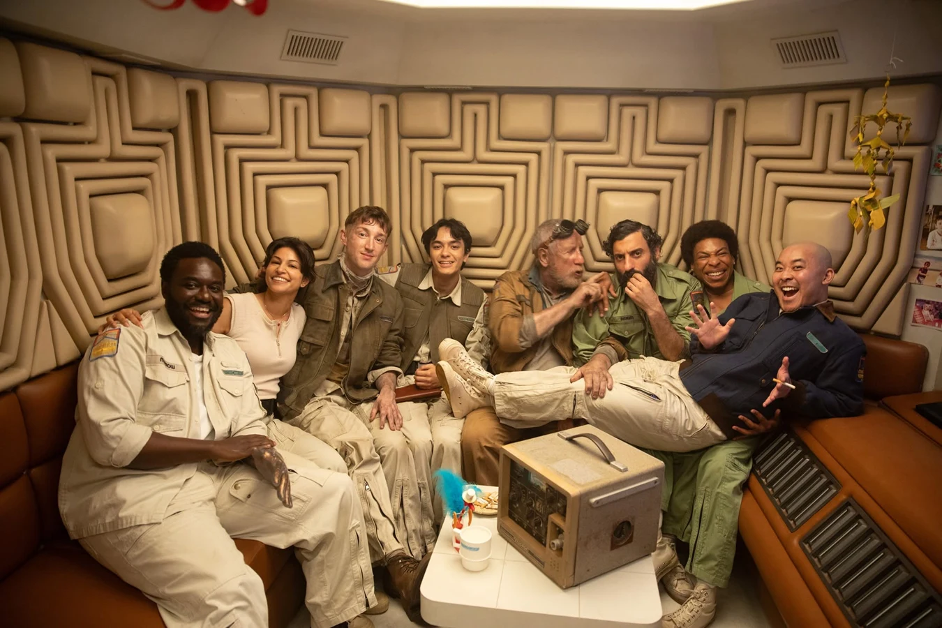 Behind the scenes filming of Maginot crew scenes for Alien: Earth