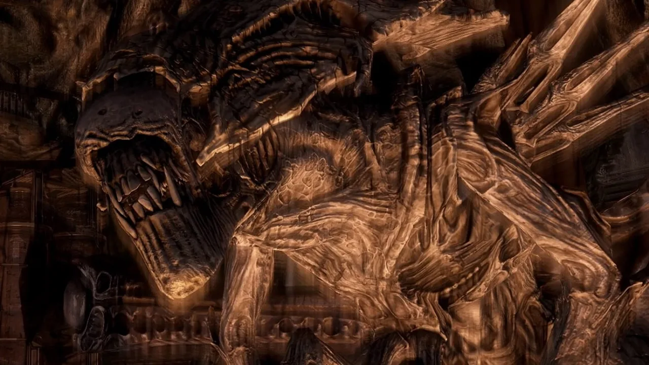 The Matriarch Xenomorph Queen from Aliens vs. Predator 2010