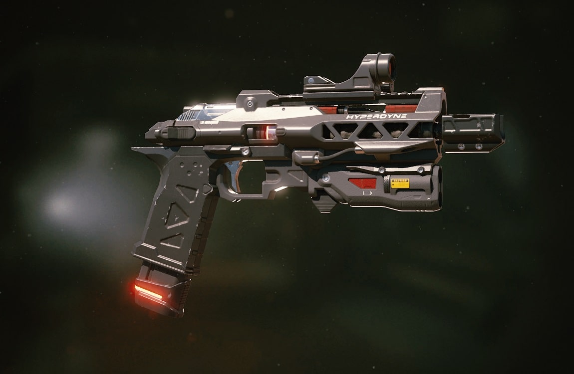 A Hyperdyne Twinhammer Pistol from Aliens: Fireteam Elite