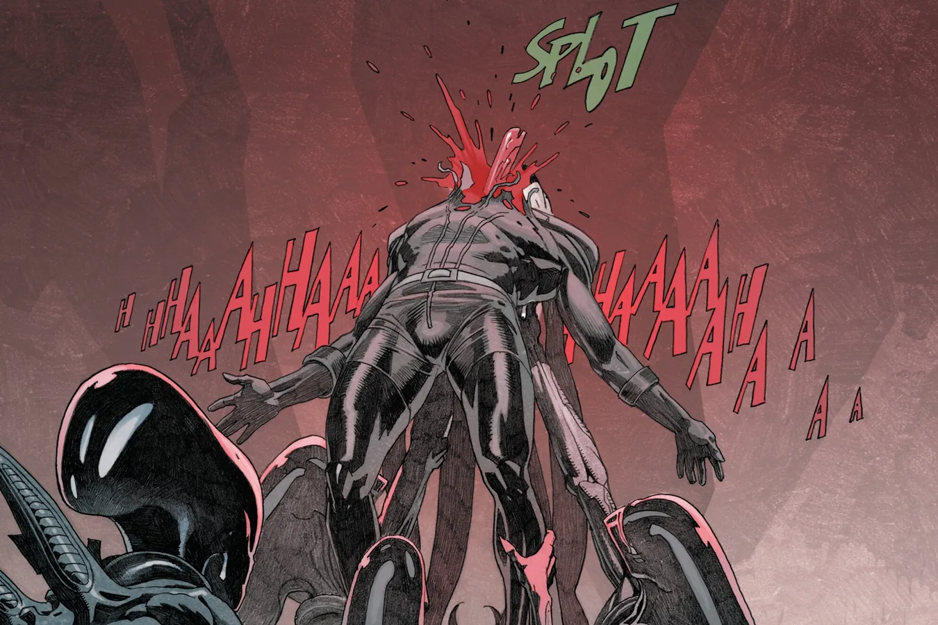 The birth of the Mr. Sinister Xenomorph in Aliens vs. Avengers