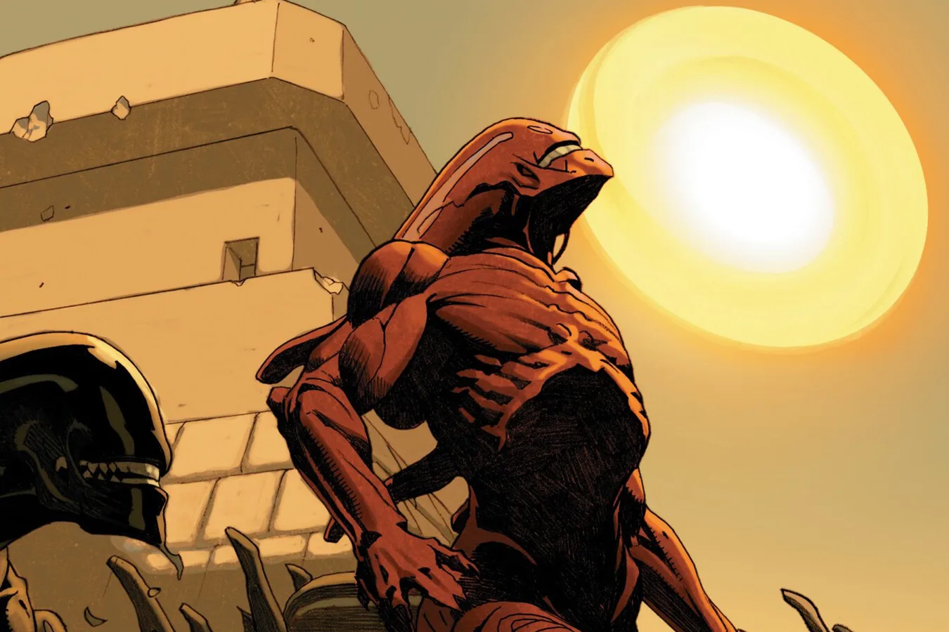 The Mr. Sinister Xenomorph demonstrating its powers