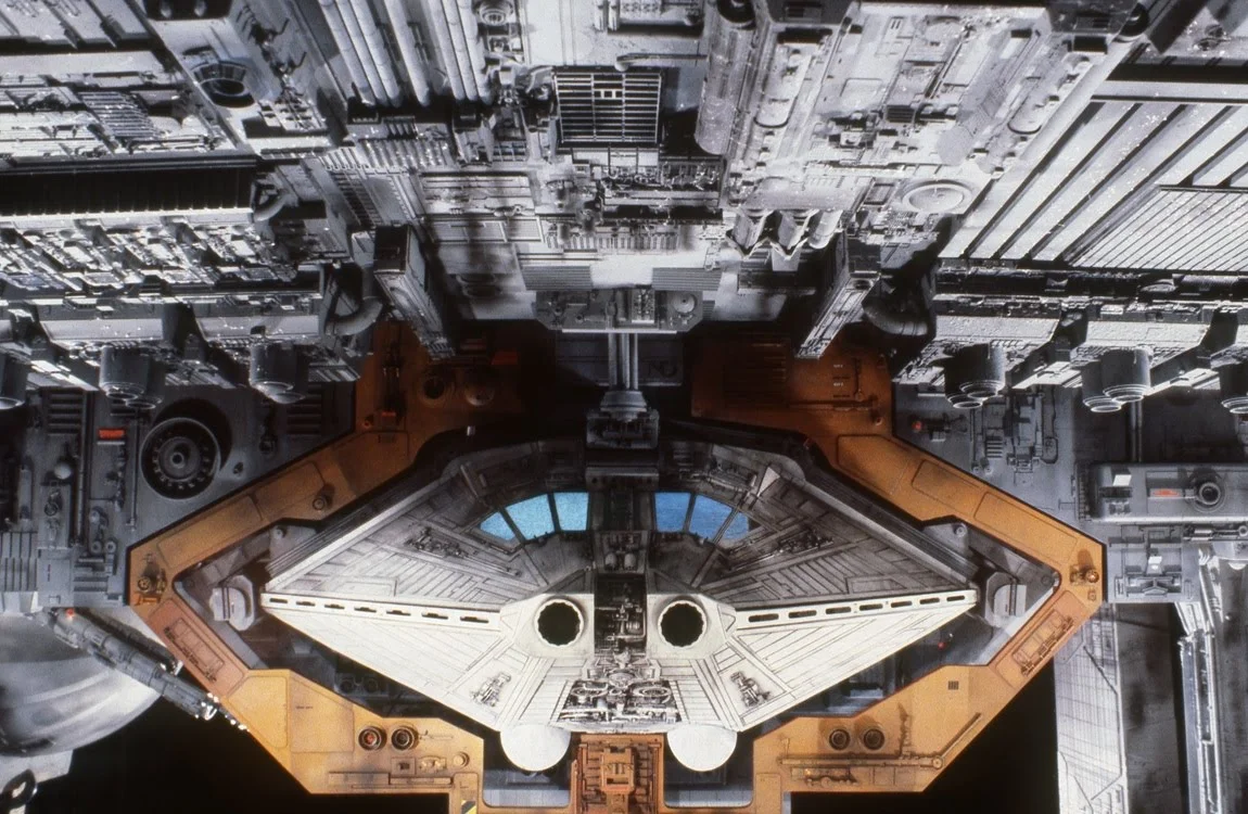 The model of the Narcissus shuttle